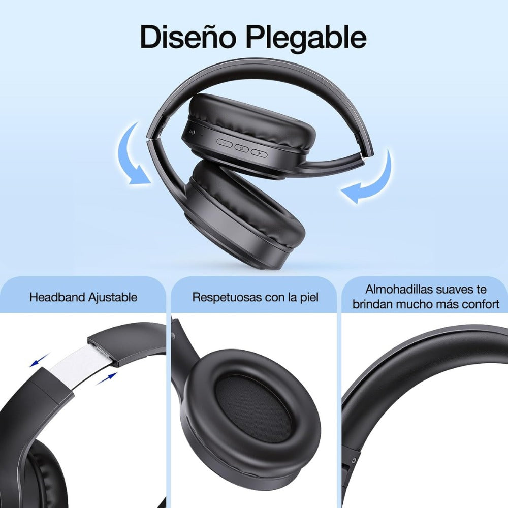 Diadema Bluetooth 5.1  Inalámbrica 1hora
